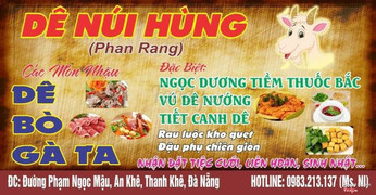 Chuyên phục vụ các món dê núi phan rang