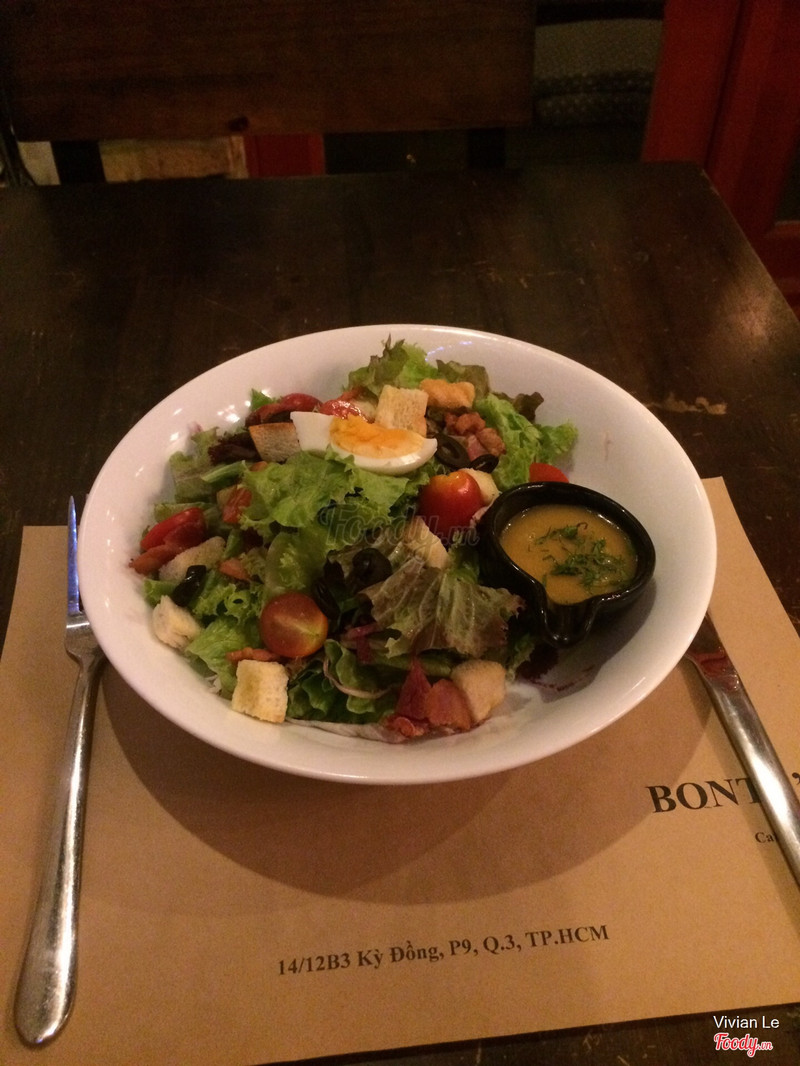 Mixed salad + dầu giấm táo