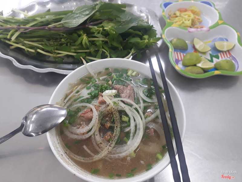 Phở tái viên 35k /1 tô