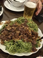 nộm trâu rau muốn siêu ngon