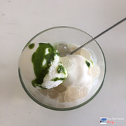 Sữa chua Matcha + Trân châu 