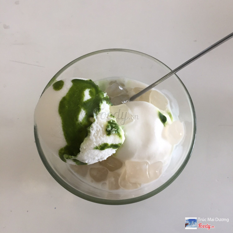Sữa chua Matcha + Trân châu 