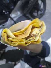 Bánh crepe chuối socola