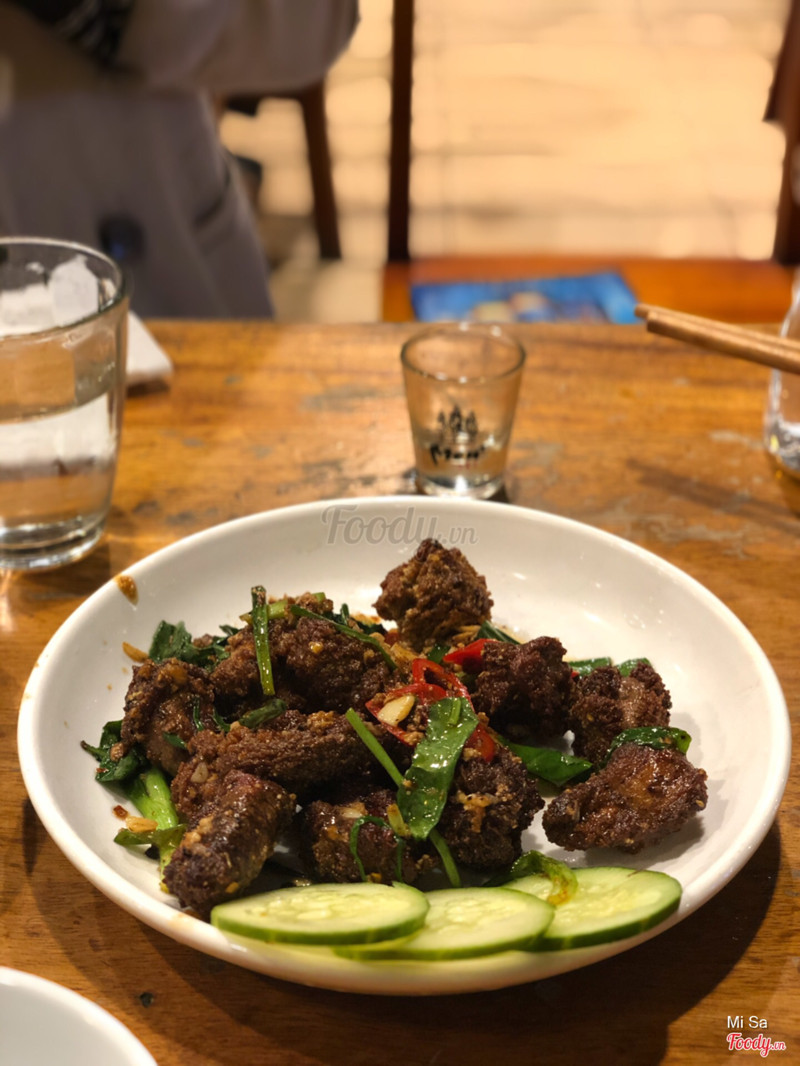 Trứng cá thu chiên mắm