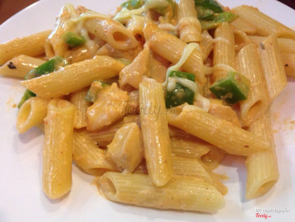 nui xốt kem gà