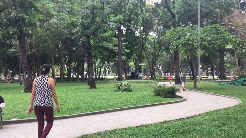 Công viên rộng thoáng mát