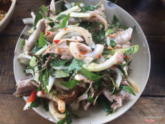 gỏi gà rau lang