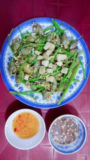 ốc cà na xào tỏi