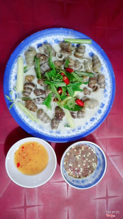 ốc len xào dừa