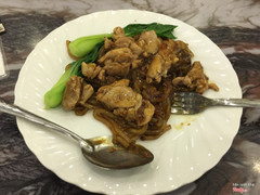 Bánh canh xào gà sốt XO