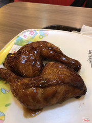 đùi gà nướng sốt