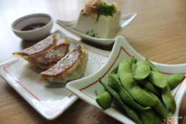 Sủi cảo và Edamame