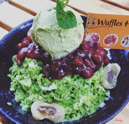 bingsu trà xanh