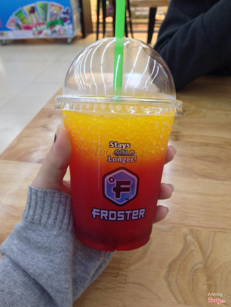 Froster đào+dâu tây