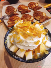 Bộ đôi hoàn hảo: Bingsu phô mai & Kem cá