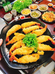 Tôm tẩm bột Hàn Quốc