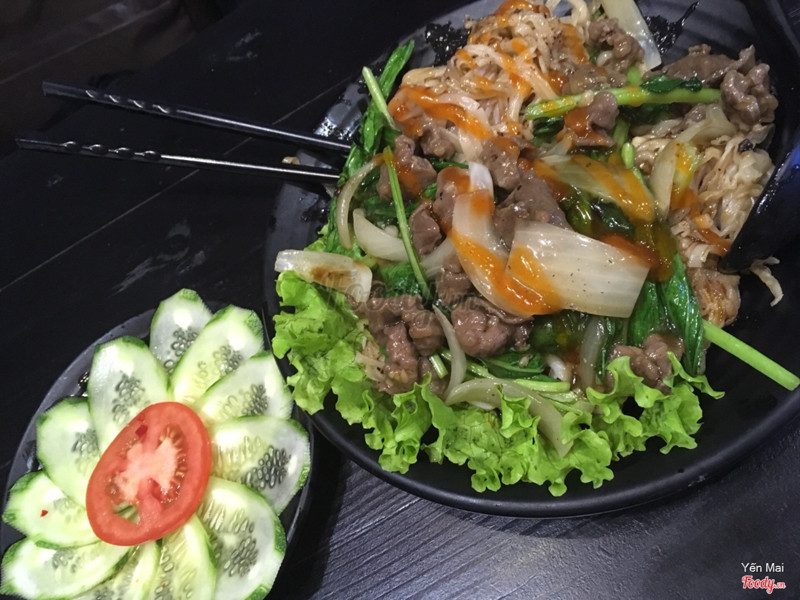 Phở xào bắp bò hoa