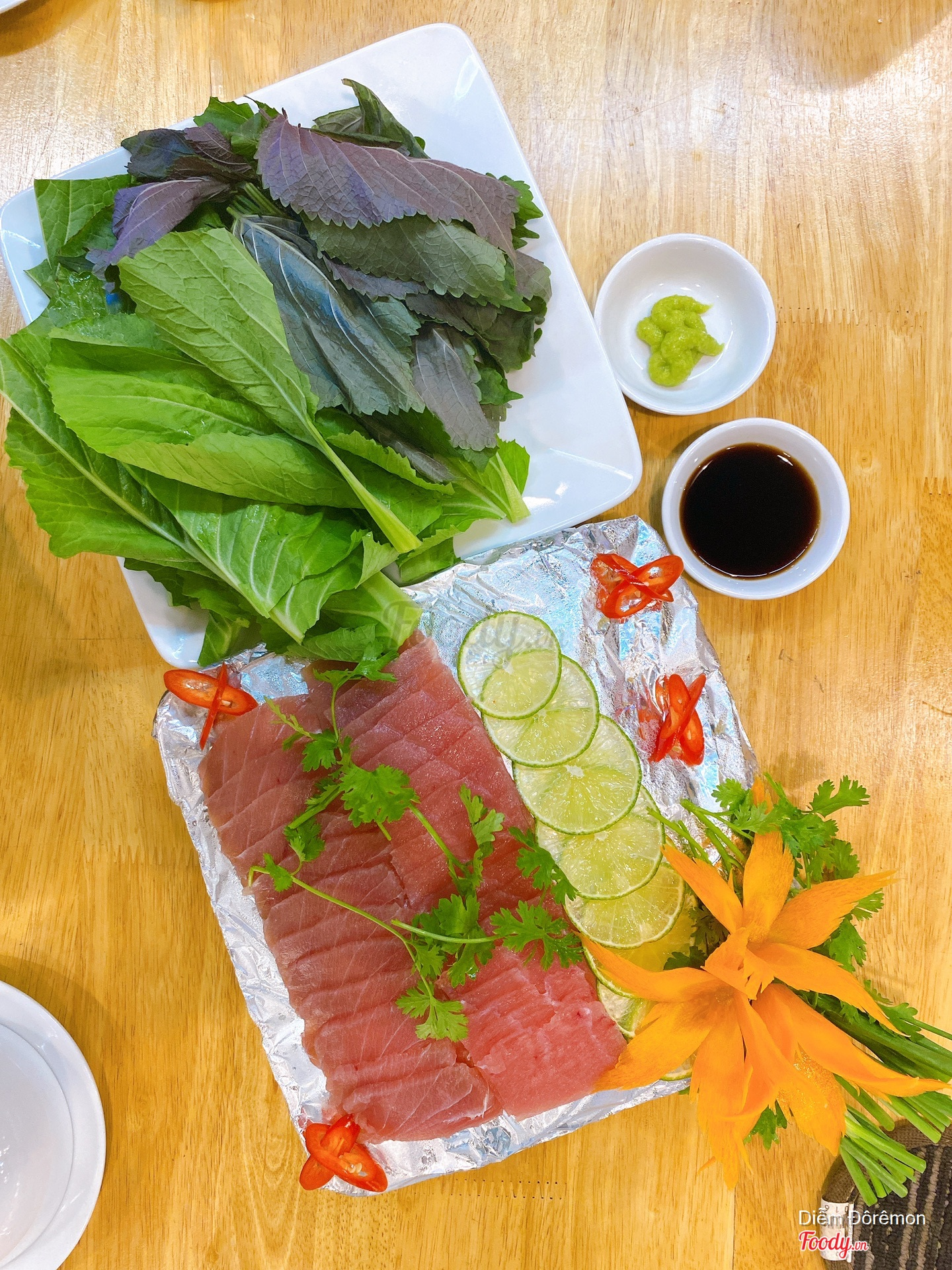 Cá ngừ đại dương ăn sống chỉ 399k/kg thôi ạ.