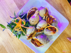 Ốc tỏi nướng muối 🌶 😋