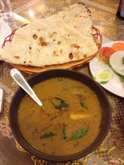 Goat curry + Butter naan