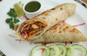 chicken kathi roll