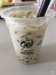 Sữa tươi matcha trân châu đường đen