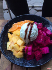 bingsu hoa quả