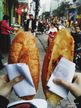 Bánh mì nướng bơ mật ong giòn rụm thơm phức<3