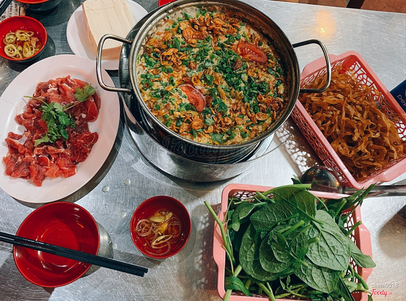 Lẩu cua đồng ( thêm bắp bò ) 