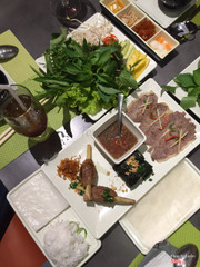 Bò cuộn 3 món