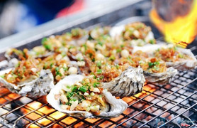 Hàu nướng mỡ hành