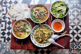 Gỏi hến + Bún hến