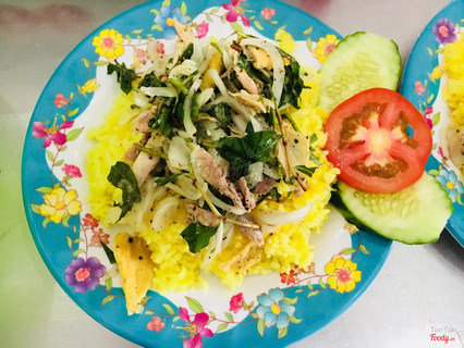 Cơm Gà Xé Trộn Gỏi Ton Ton
