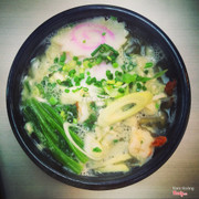 Nabe udon hải sản & nấm