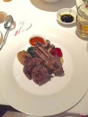 Lamb chops-medium well