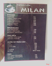 Menu của quán ❤️