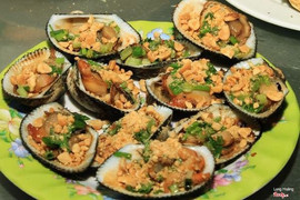 Sò nướng mỡ hành