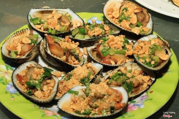 Sò nướng mỡ hành