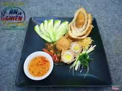 Bánh mì xíu mại (bày trí cho bạn dễ hình dung)