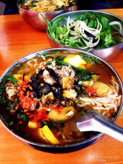 Bún ốc no căng luôn