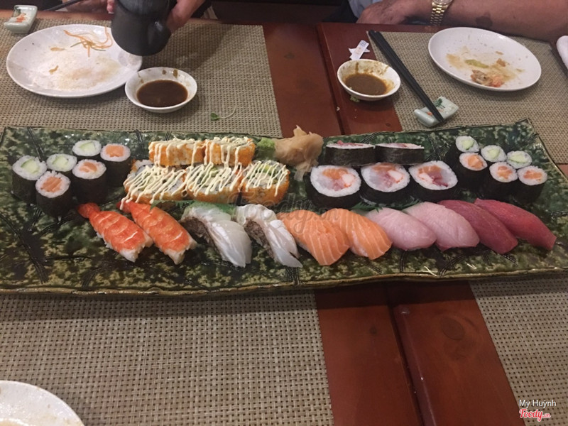 Selection of sushi 