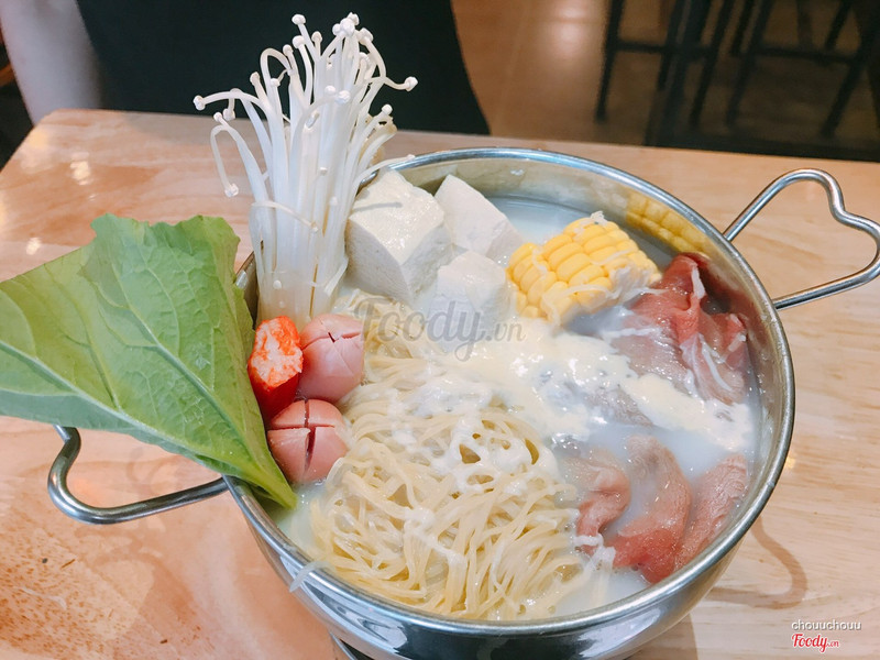 Lẩu sữa tươi phô mai béo ngậy