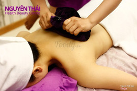 Massage body với túi đá nóng năng lượng nguyên khí