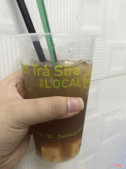 Hồng trà tắc HK phô mai viên tươi 