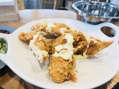 Gà ko xương rưới cheese haha