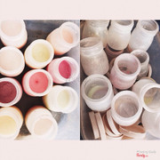 Sữa chua hoa quả. Ngồi ăn đoán vị