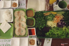 Cuốn phơi sương (ba chỉ heo)