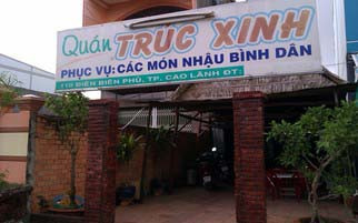 Trúc Xinh Quán - Các Món Nhậu Bình Dân - Điện Biên Phủ