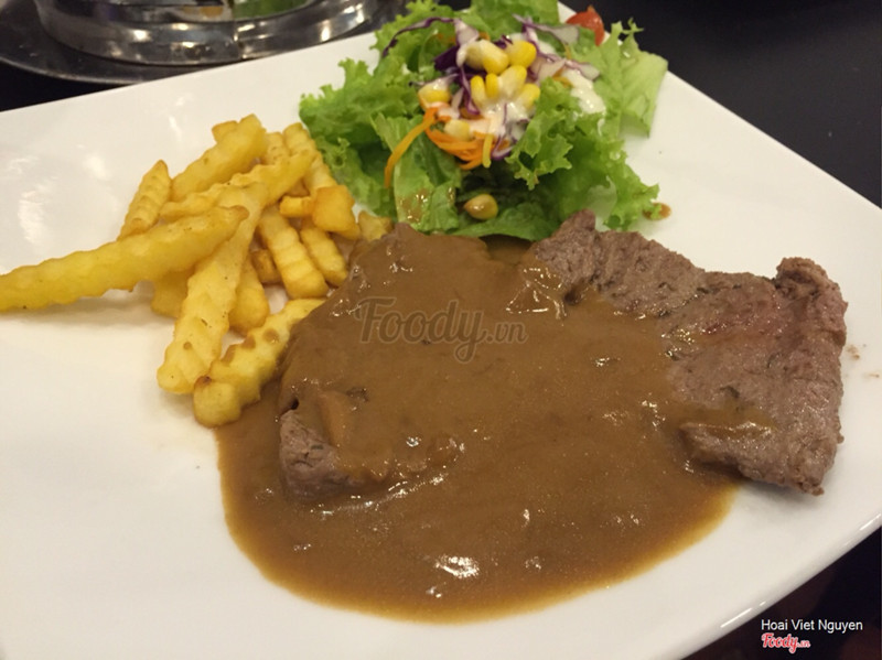 beefsteak sốt nấm