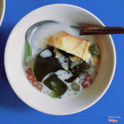 Thạch trà xanh caramel